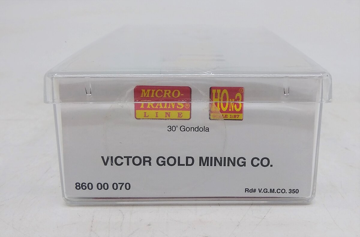 Micro-Trains 86000070 HOn3 Victor Gold Mining Co 30' Gondola #350