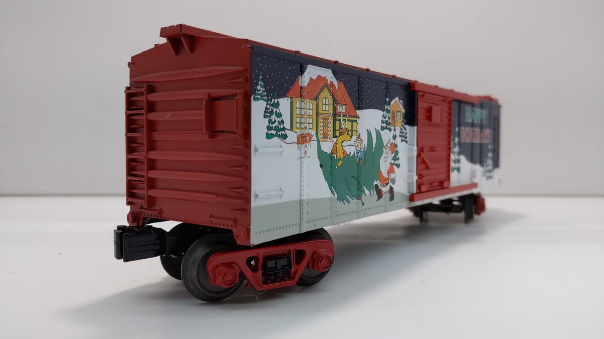 MTH 30-74605 O Gauge Happy Holidays Boxcar