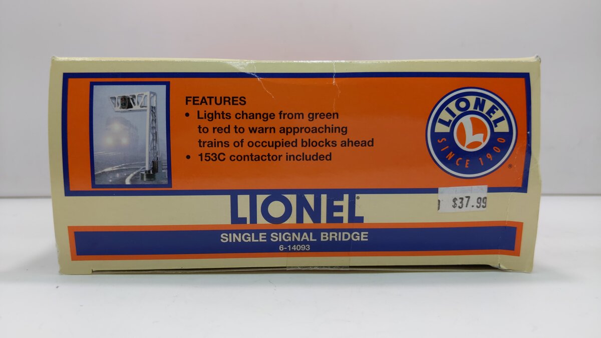 Lionel 6-14093 O Gauge Single Signal Bridge