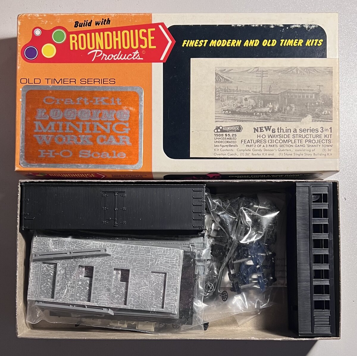 Roundhouse 1505 HO Scale Part 2 Shanty Town 3-in-1 Kit