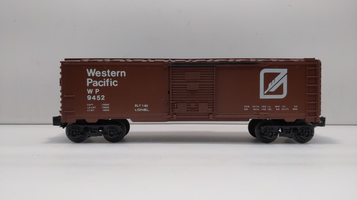 Lionel 6-9452 O Gauge Western Pacific Boxcar
