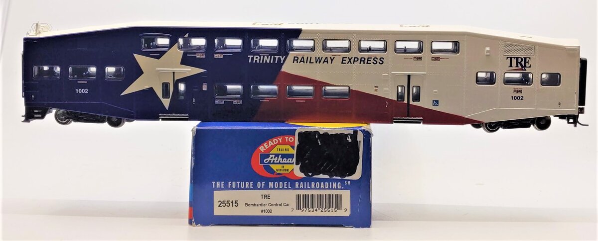 Athearn 25515 HO Trinity Railway Express Bombardier Cab Car