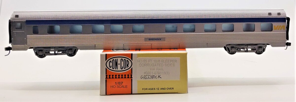 Con-Cor 0001-075109 HO Scale CP 85' Streamline Corrugated Slumbercoach