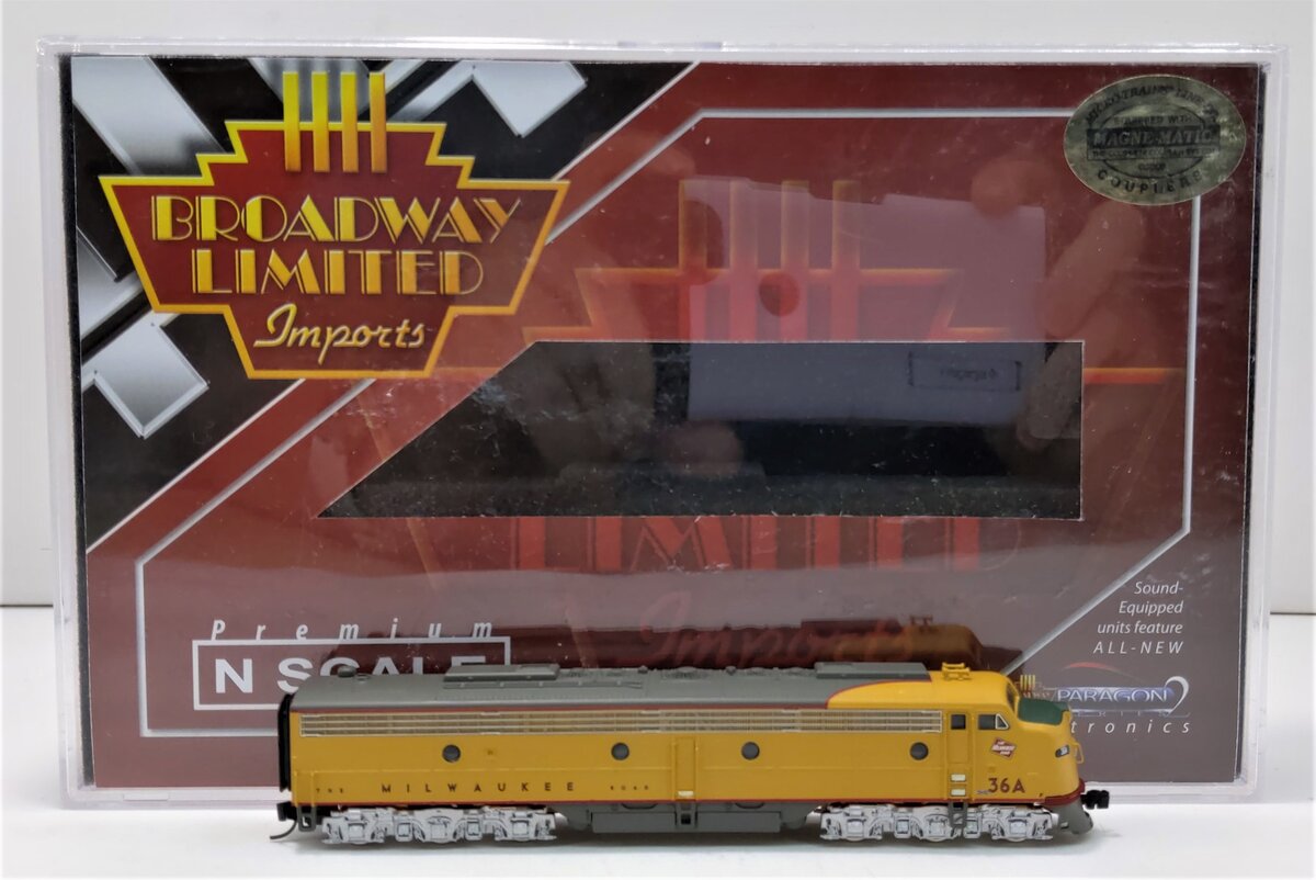 Broadway Limited 3249 N Milwaukee Road EMD E9A Diesel Locomotive #36A w/DCC
