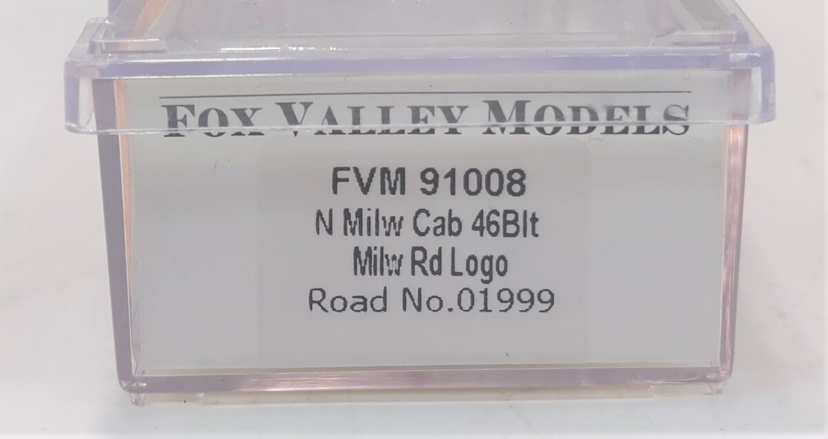 Fox Valley Models 91008 N Milwaukee Road RS Caboose #01999
