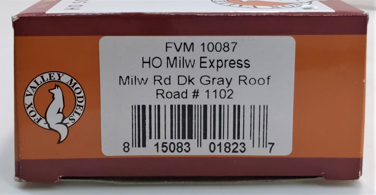 Fox Valley Models 10087 HO Milwaukee Express 1948 Passenger Car #1102