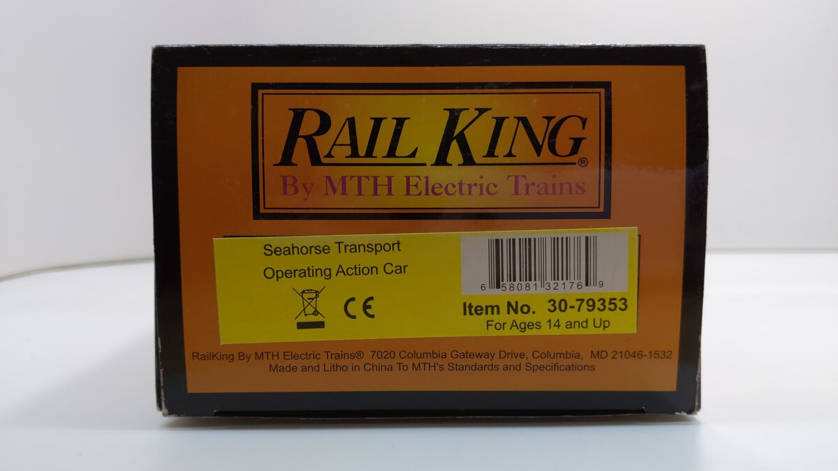 MTH 30-79353 O Gauge Seahorse Transport Operating Action Car
