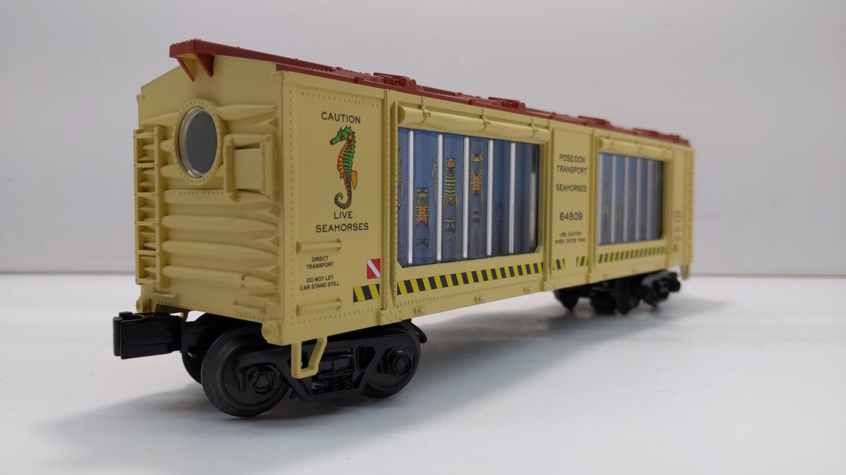 MTH 30-79353 O Gauge Seahorse Transport Operating Action Car