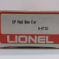 Lionel 6-9730 O Gauge CP Rail Boxcar