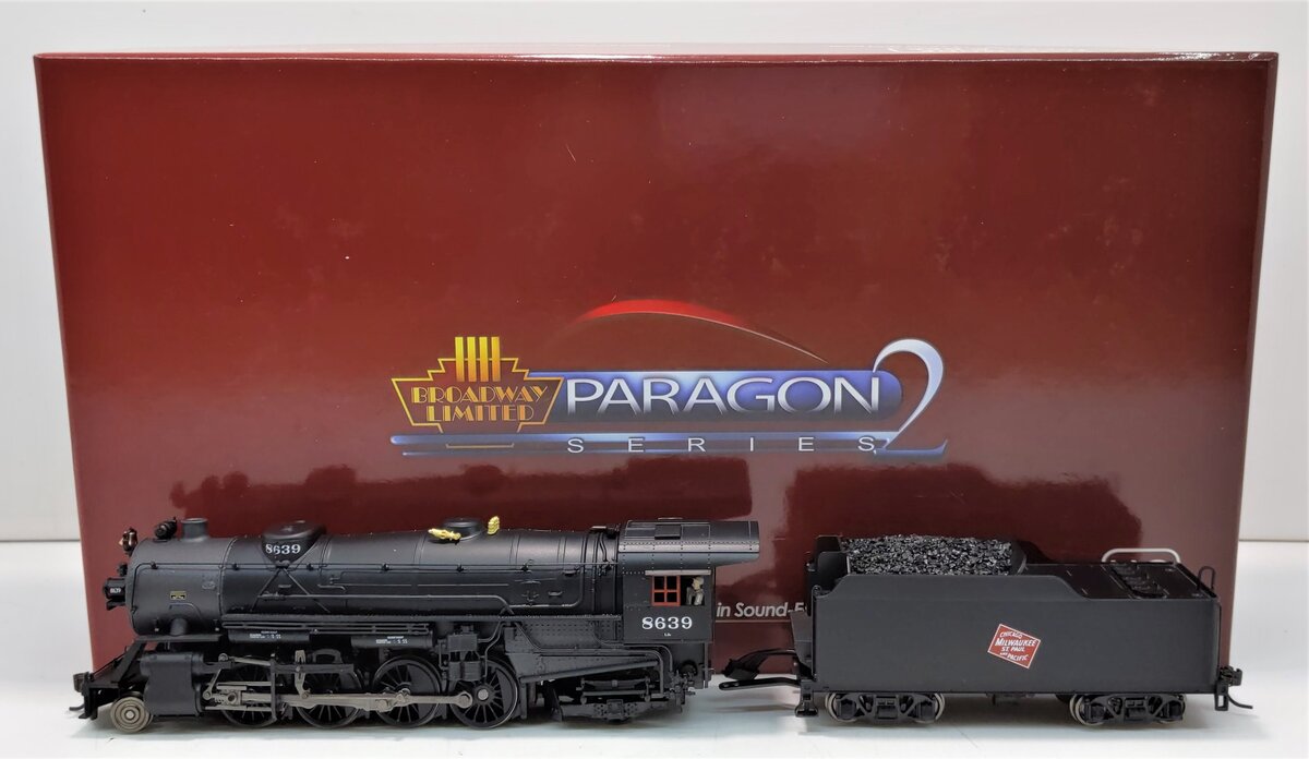 Broadway Limited 2887 HO Milwaukee Road USRA Heavy 2-8-2 Mikado #8639