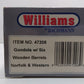 Williams 47208 O Norfolk & Western Gondola with 6 Wooden Barrels