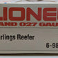 Lionel 6-9871 O Gauge Carling Black Label Beer Billboard Reefer Car
