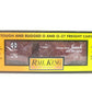 MTH 30-74809 O Santa Fe RailKing 40' Double Door Box Car #29995