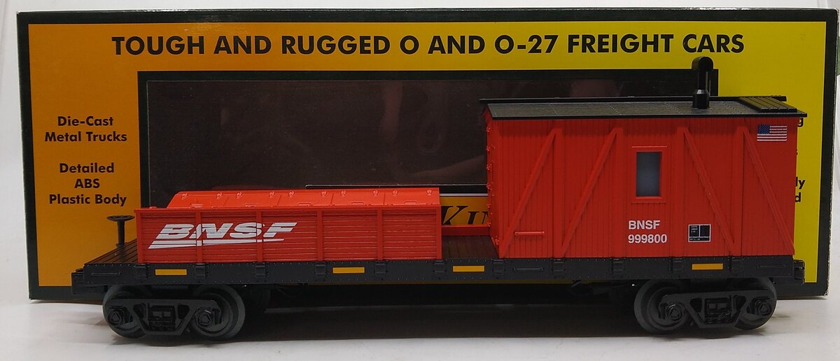 MTH 30-79554 O Burlington Northern Santa Fe Crane Tender