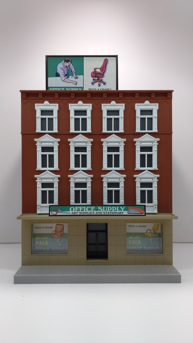 MTH 30-9013 O Four Story Office Supply Building