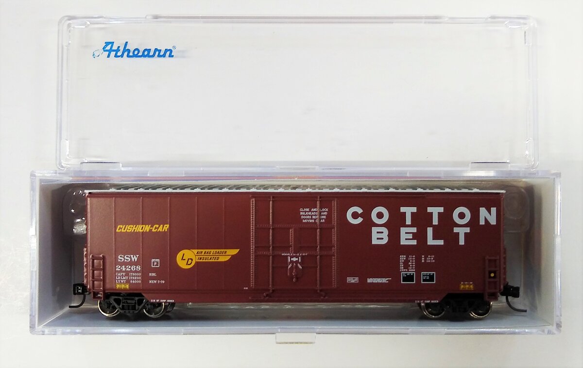 Athearn 1467 N SSW 50' Smooth High Cube Plug Door Boxcar #24268