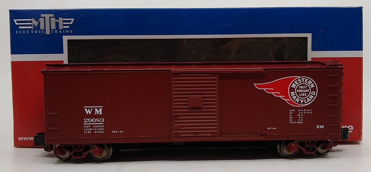 MTH 35-74011 Western Maryland 40' Boxcar #29083