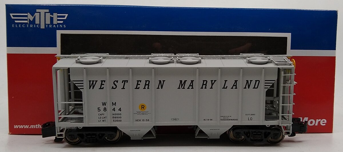 MTH 35-75049 S Westem Maryland Ps-2 Hopper Car #5844