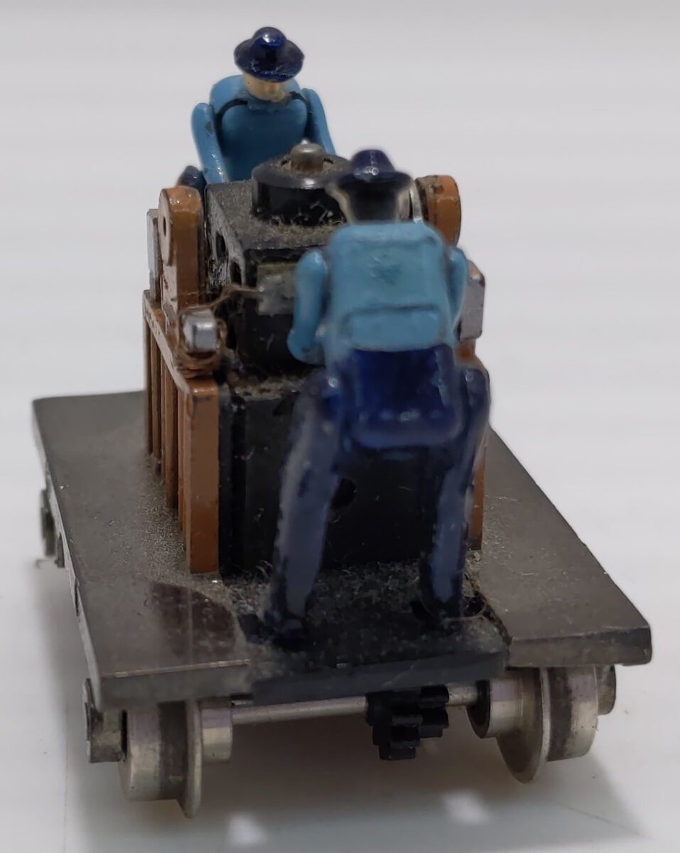Bachmann 1320 HO Blue Gandy Dancer Electrically Powered Hand Car