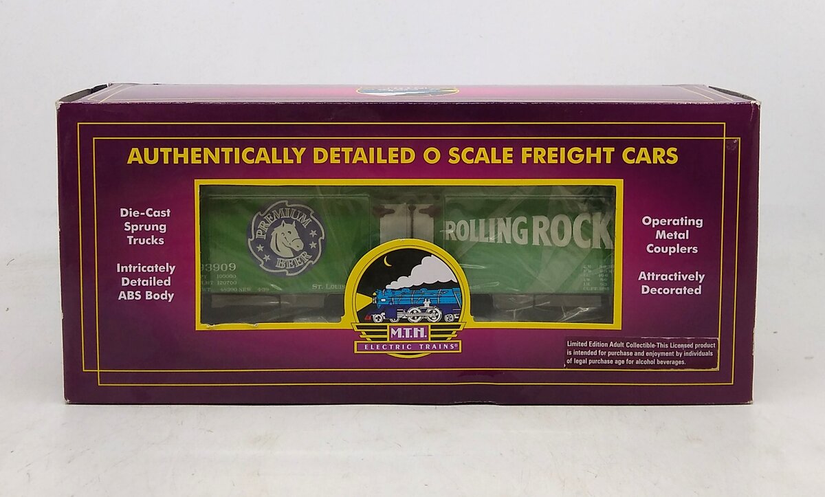 MTH 20-94341 Rolling Rock 36’ Woodsided Reefer Car V2