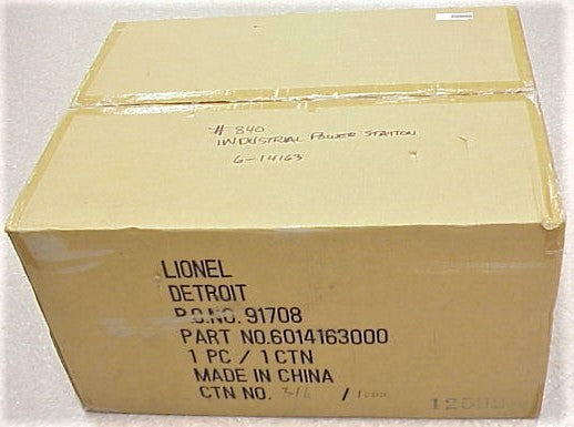 Lionel 6-14163 Standard Gauge Tinplate Industrial Power Station #840