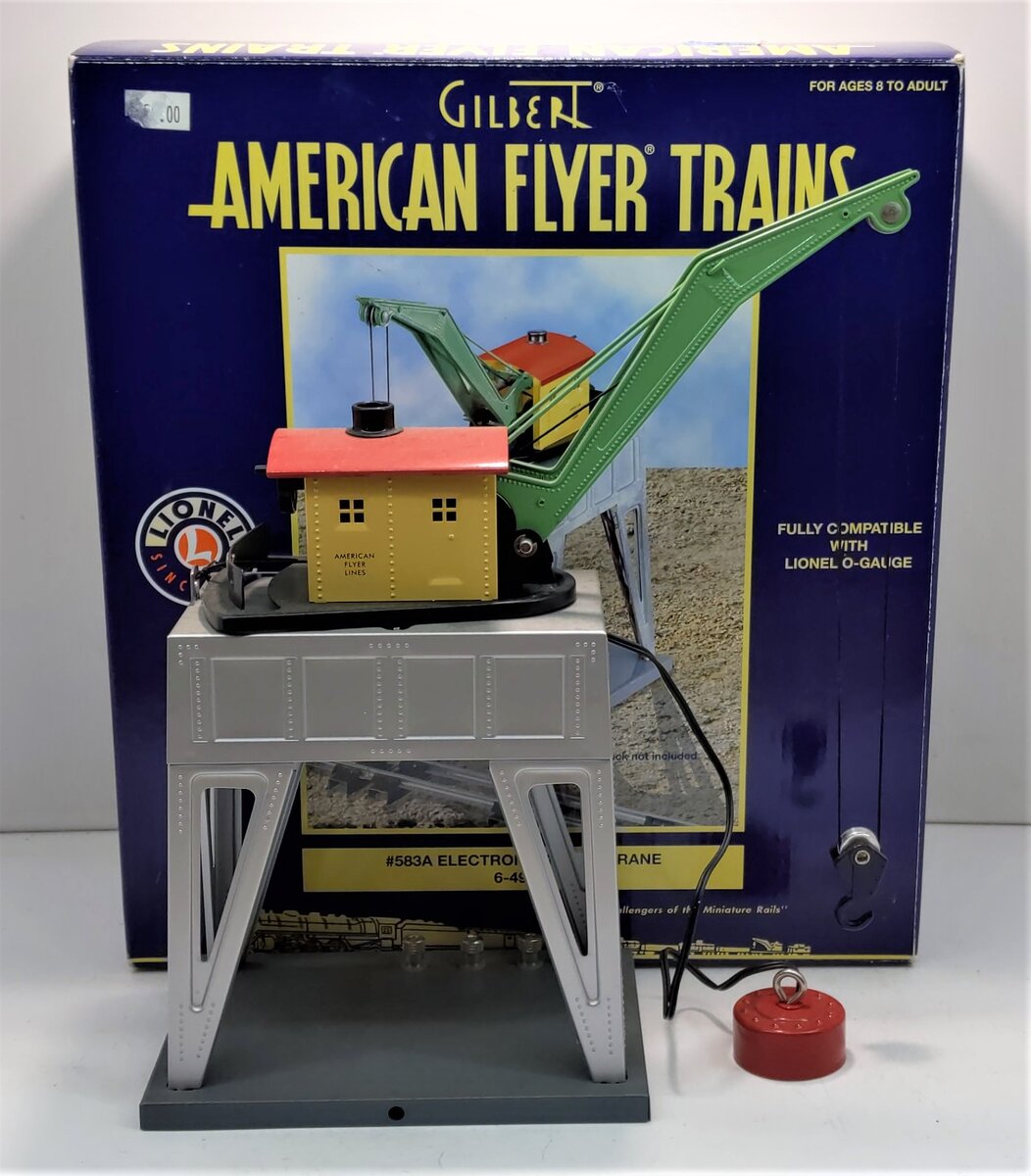American Flyer 6-49819 S Scale #583A Operating Electromagnetic Crane LN/Box