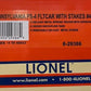 Lionel 6-29386 O Gauge Pennsylvania Railroad PS-4 Flat Car #469614 With Stakes