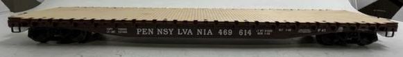 Lionel 6-29386 O Gauge Pennsylvania Railroad PS-4 Flat Car #469614 With Stakes