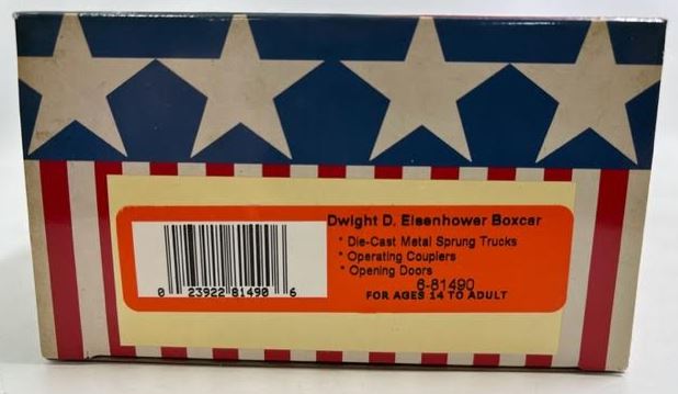 Lionel 6-81490 O Gauge USA Presidents Dwight D. Eisenhower Boxcar