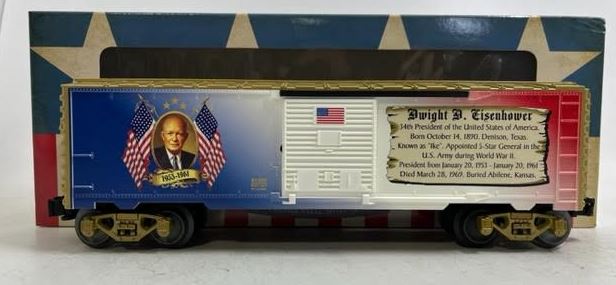 Lionel 6-81490 O Gauge USA Presidents Dwight D. Eisenhower Boxcar