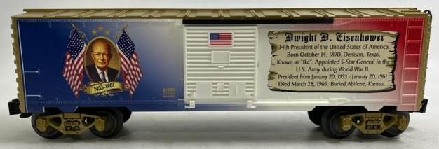 Lionel 6-81490 O Gauge USA Presidents Dwight D. Eisenhower Boxcar