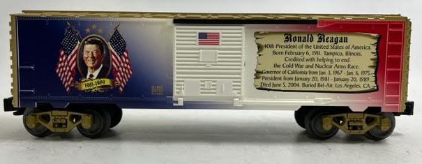 Lionel 6-81487 O Gauge USA Presidents Ronald Reagan Boxcar