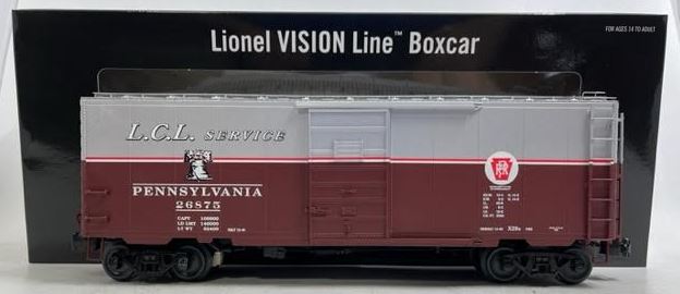 Lionel 2126400 O Gauge Vision Line Pennsylvania Railroad Boxcar #26875