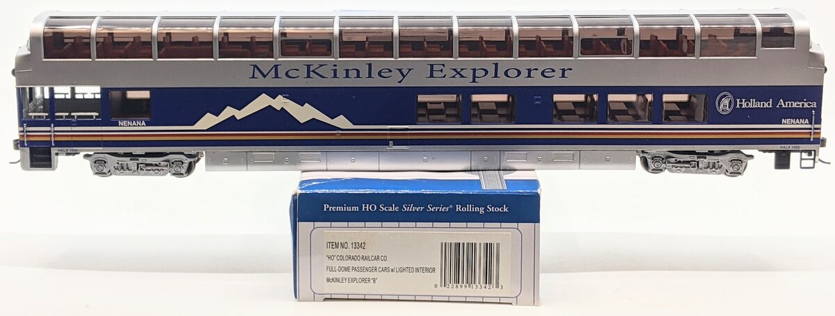 Bachmann 13342 HO McKinley Explorer "Nenana" B Car 89' Full Dome #1055