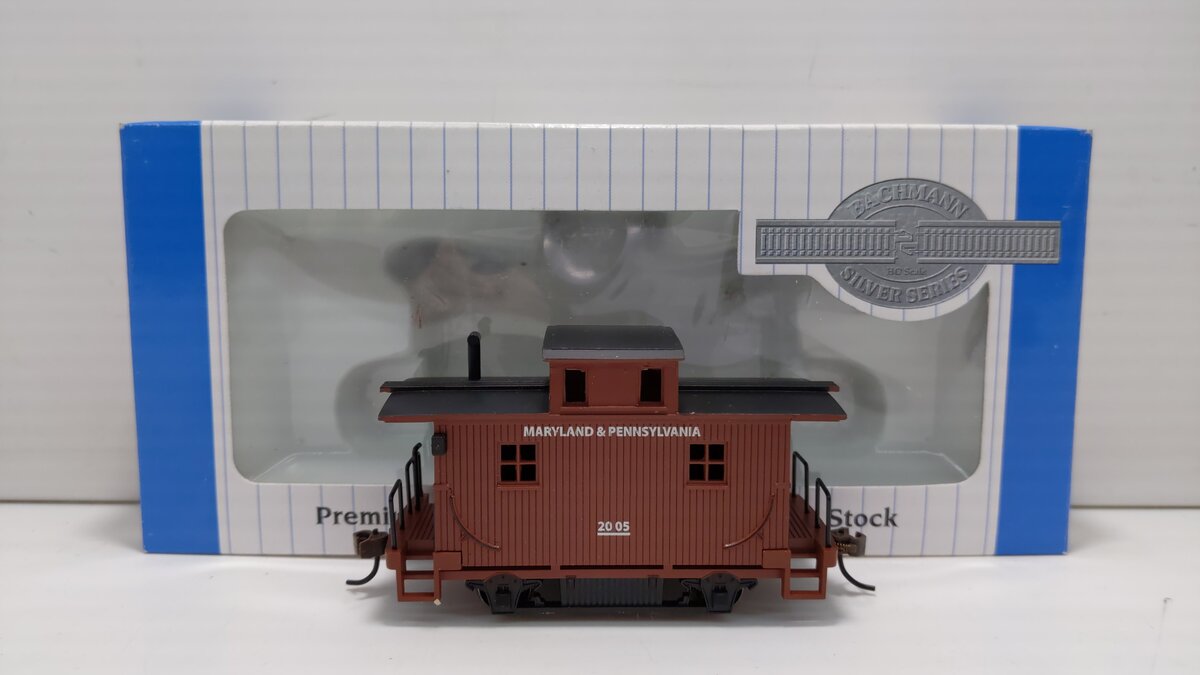 Bachmann 18439 HO Maryland & Pennsylvania Wood 4-Wheel Bobber Caboose
