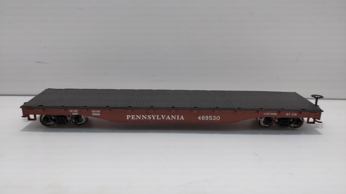 Bachmann 17314 HO Scale Pennsylvania 52' Flat Car #469530