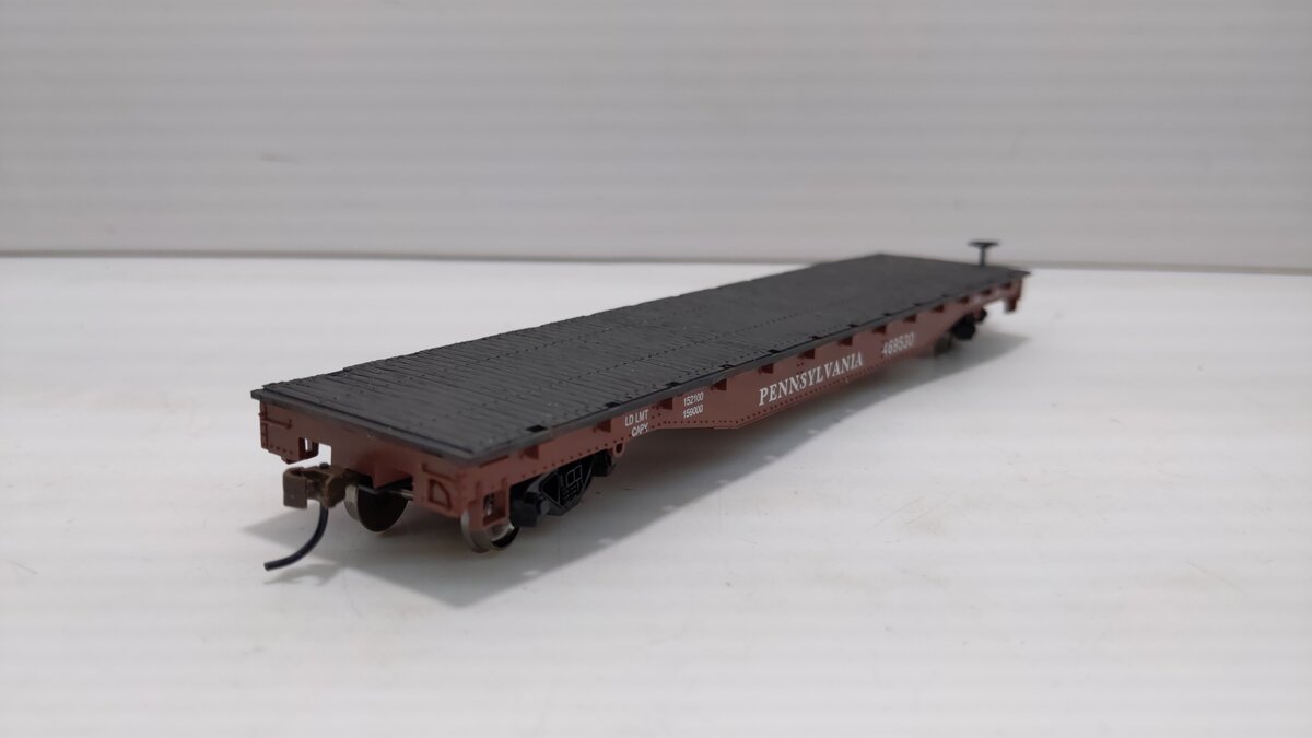 Bachmann 17314 HO Scale Pennsylvania 52' Flat Car #469530