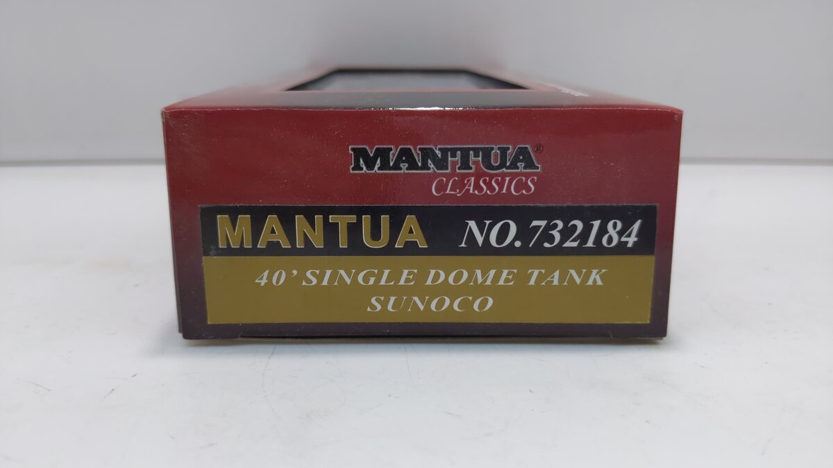 Mantua 732184 HO Sunoco 40' Single Dome Tank Car #7820G