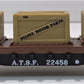 Mantua 727001 HO Scale ATSF 40' Flat with Crates #22548