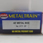 Model Power 2171 HO Scale ATSF Santa Fe 40' Metal Box Car