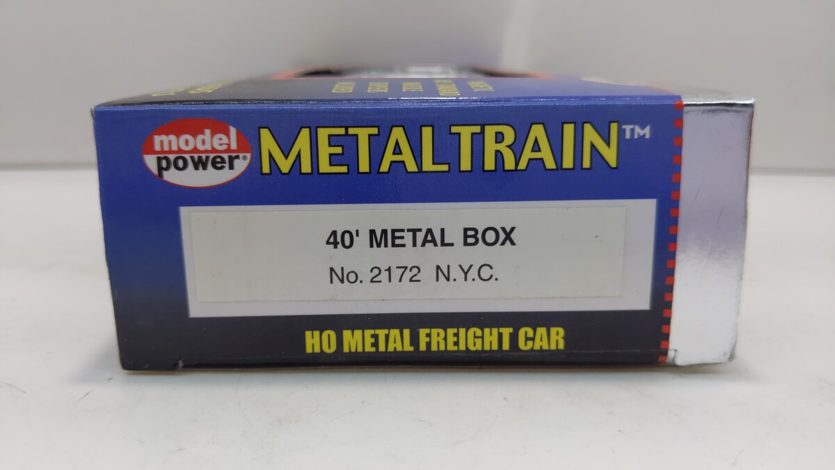Model Power 2172 NYC 40' Metal Box Car