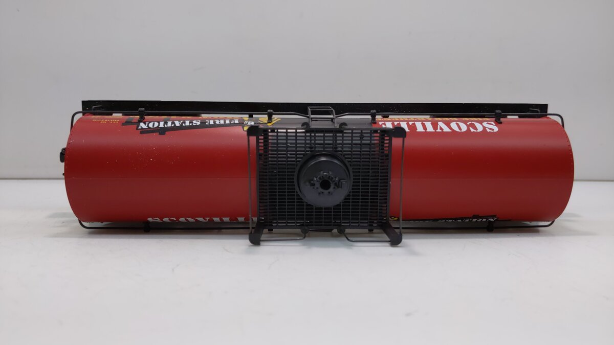 MTH 30-73577 O Fire Station Hot Sauce RailKing Smoking Tank Car #1569300