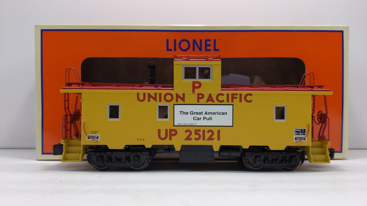 Lionel 6-83575 O Union Pacific CA-4 Caboose (Safety) #25121