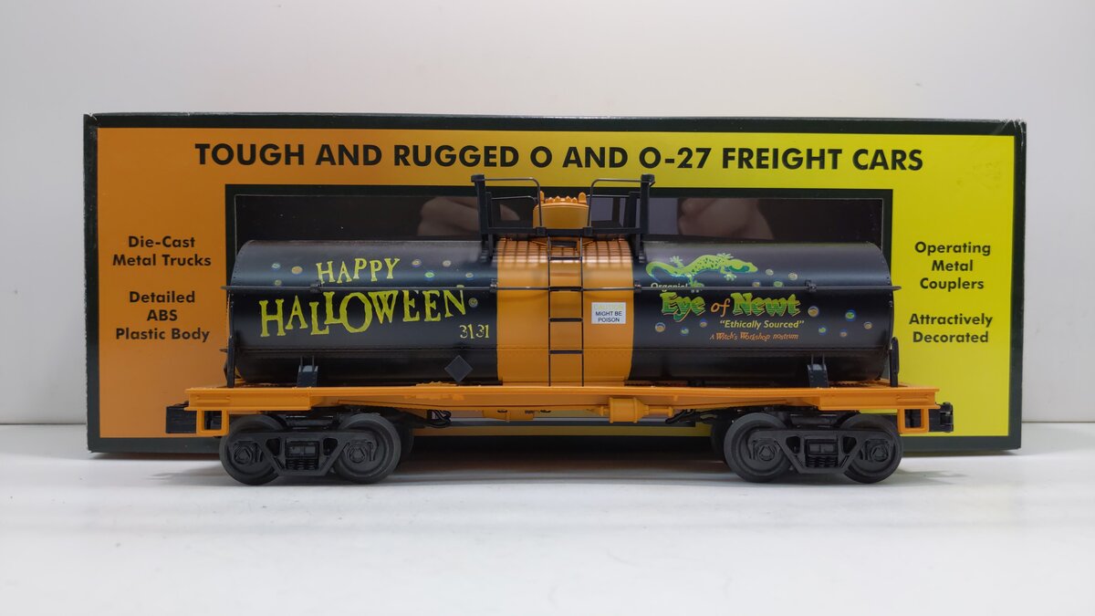 MTH 30-73567 O Halloween Smoking Tank Car #3131