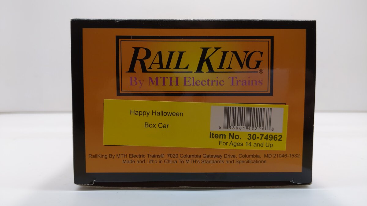 MTH 30-74962 O Gauge Halloween Boxcar