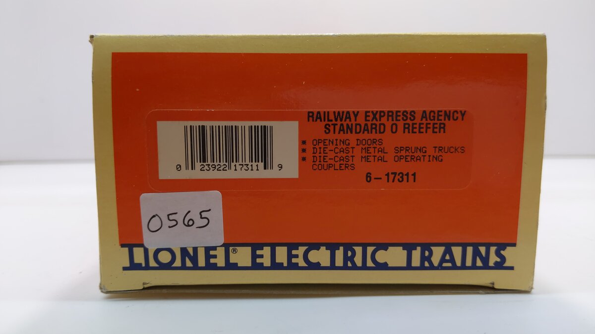 Lionel 6-17311 O Gauge Railway Express Agency Refrigerator Car #17311