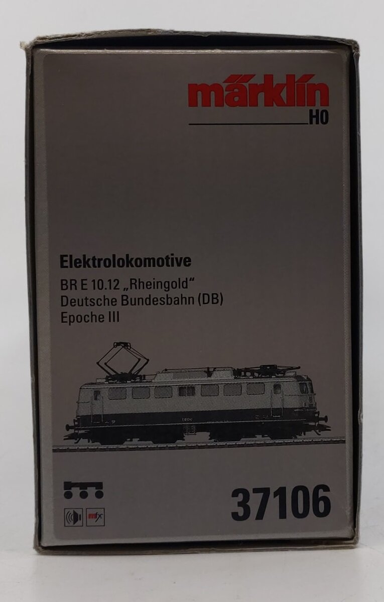 Marklin 37106 HO Class E 10.12 Electric Locomotive - Digital & Sound Equipped