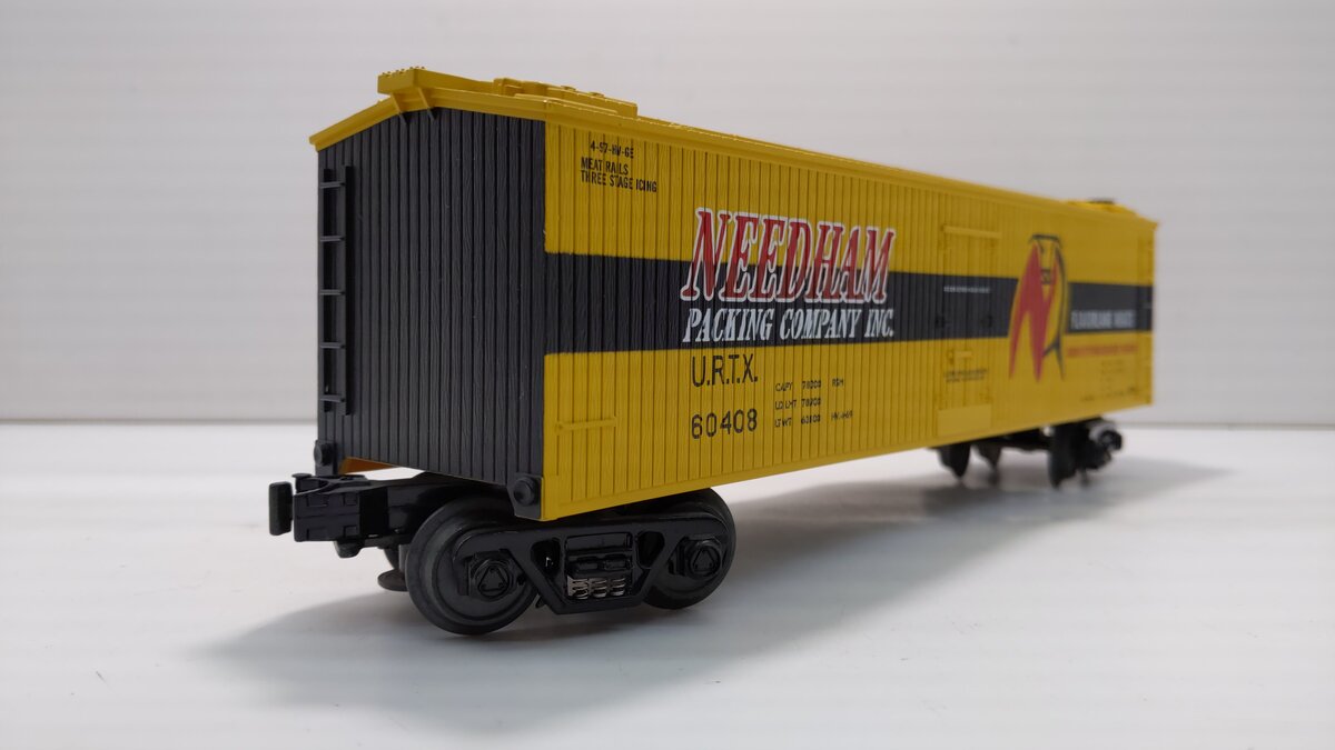 MTH 30-7815 O Gauge Needham Packing Refrigerator Car #60408
