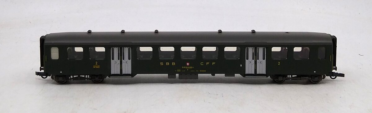 Marklin 43371 Swiss Federal Railways SBB 2nd Class Steel