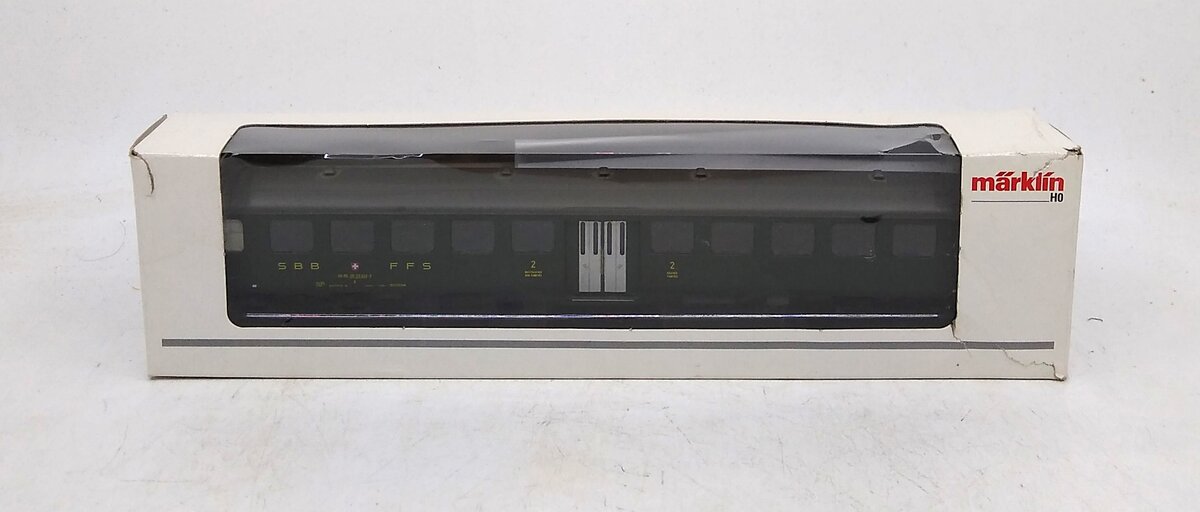 Marklin 43381 Swiss Federal Railways Lightweight Steel Passenger Car